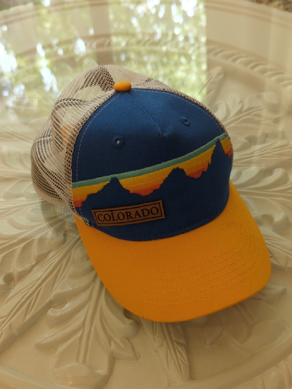 Colorado Trucker Hat - Blue & Yellow